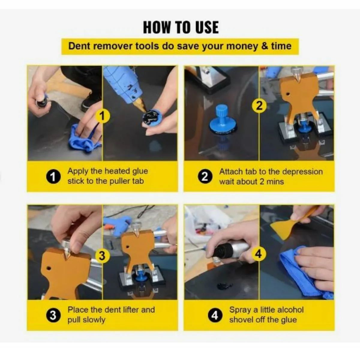 Dent Removal Tool, 89 Pcs Paintless Dent Repair - Image 4