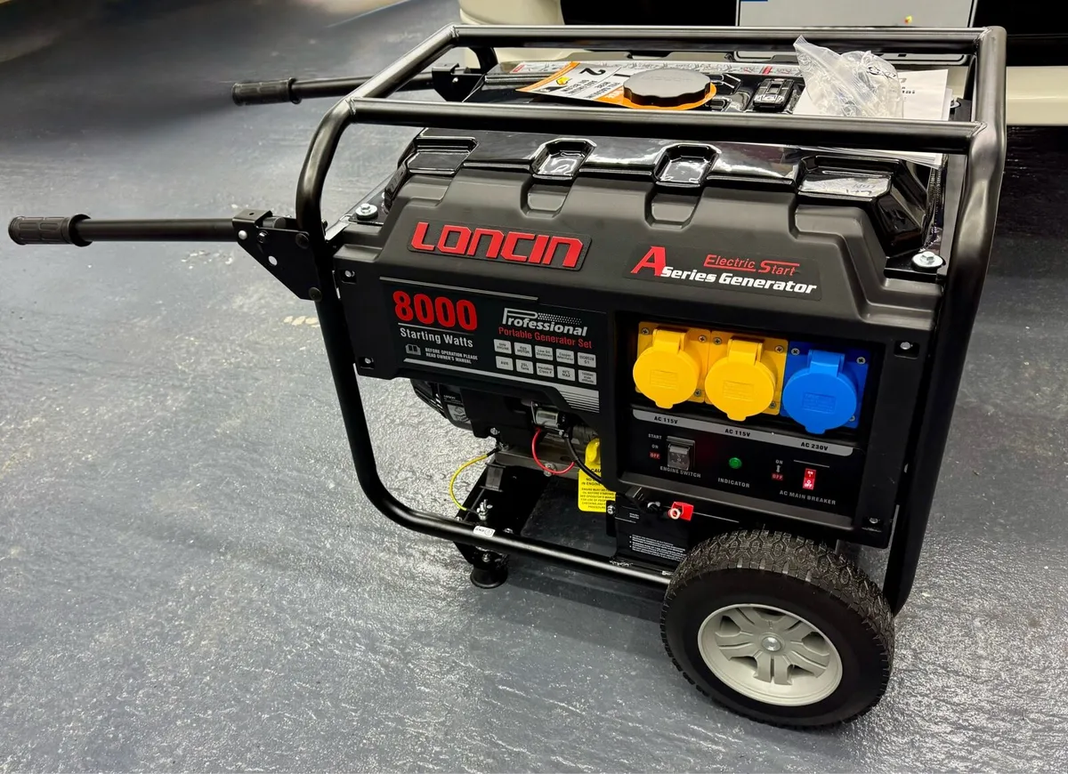 Loncin LC8000D 8KVA Generator - Image 1