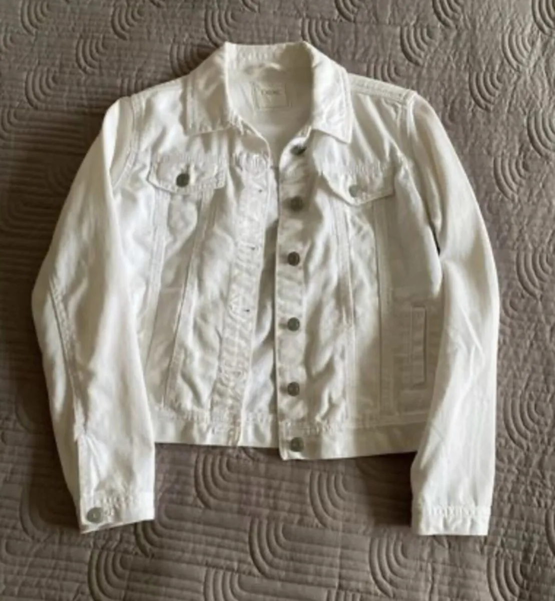 Next - White Denim Jacket - Age 13years - Image 1