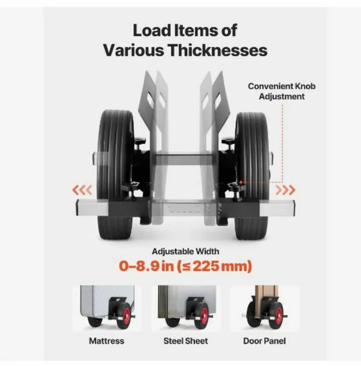 Panel Dolly, 453.6 kg Load Capacity - Image 4