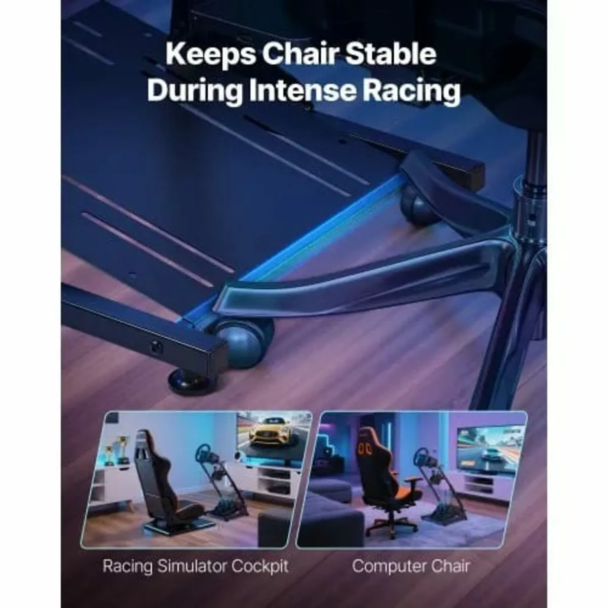 Racing Wheel Stand, Adjustable & Foldable Simulato - Image 4