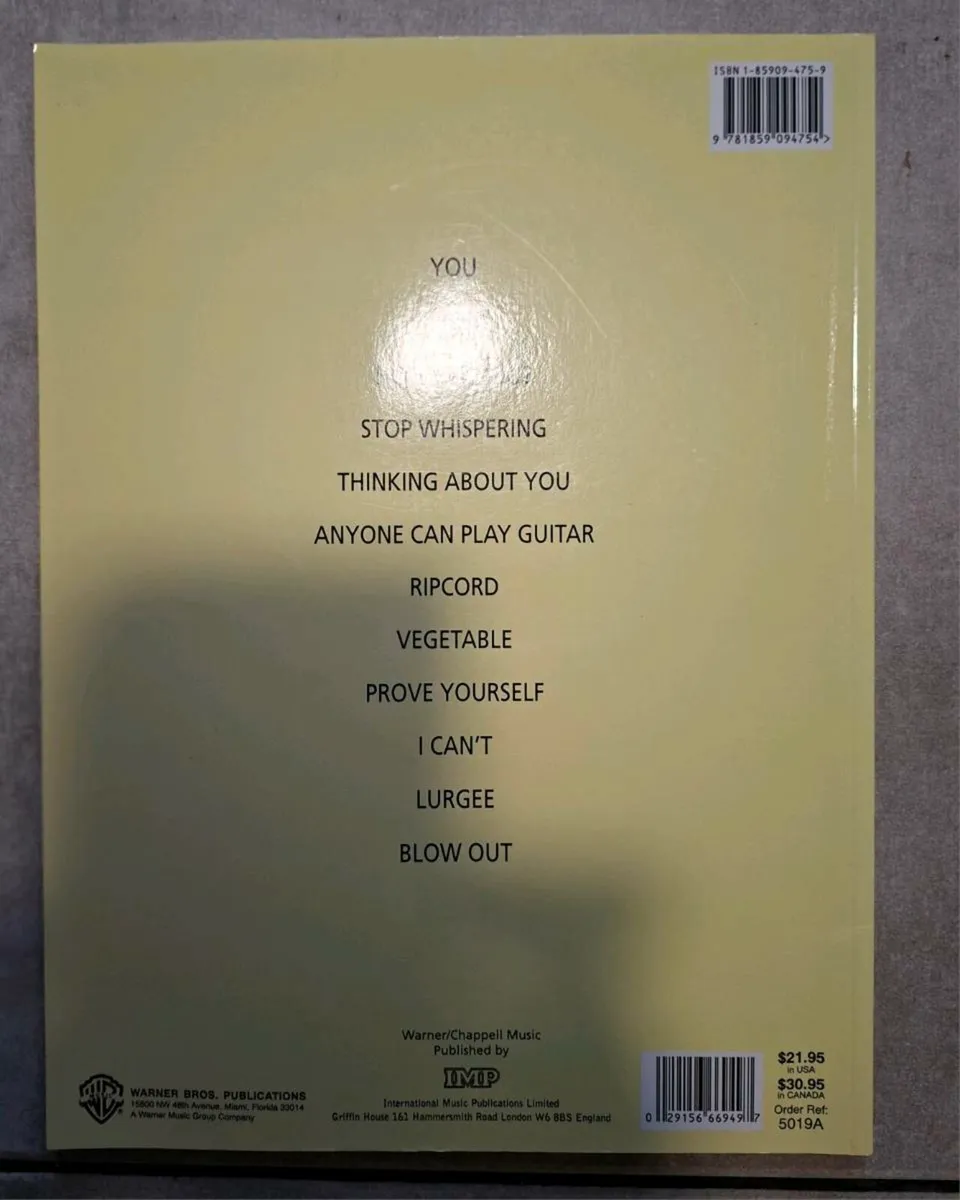 Radiohead Guitar TAB Books - Image 3