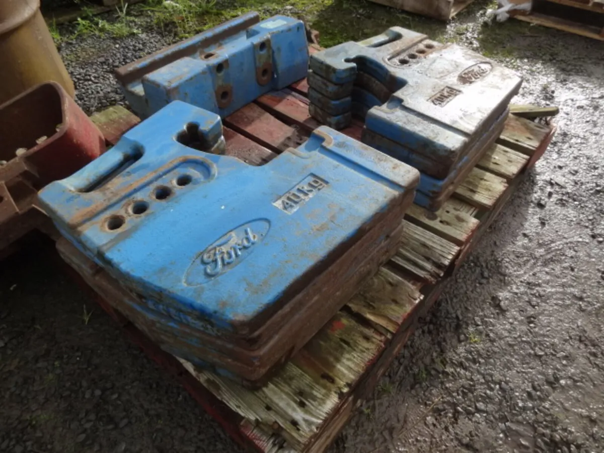 Ford 40 Series Tractor Weights & Weight Carrier - Image 1