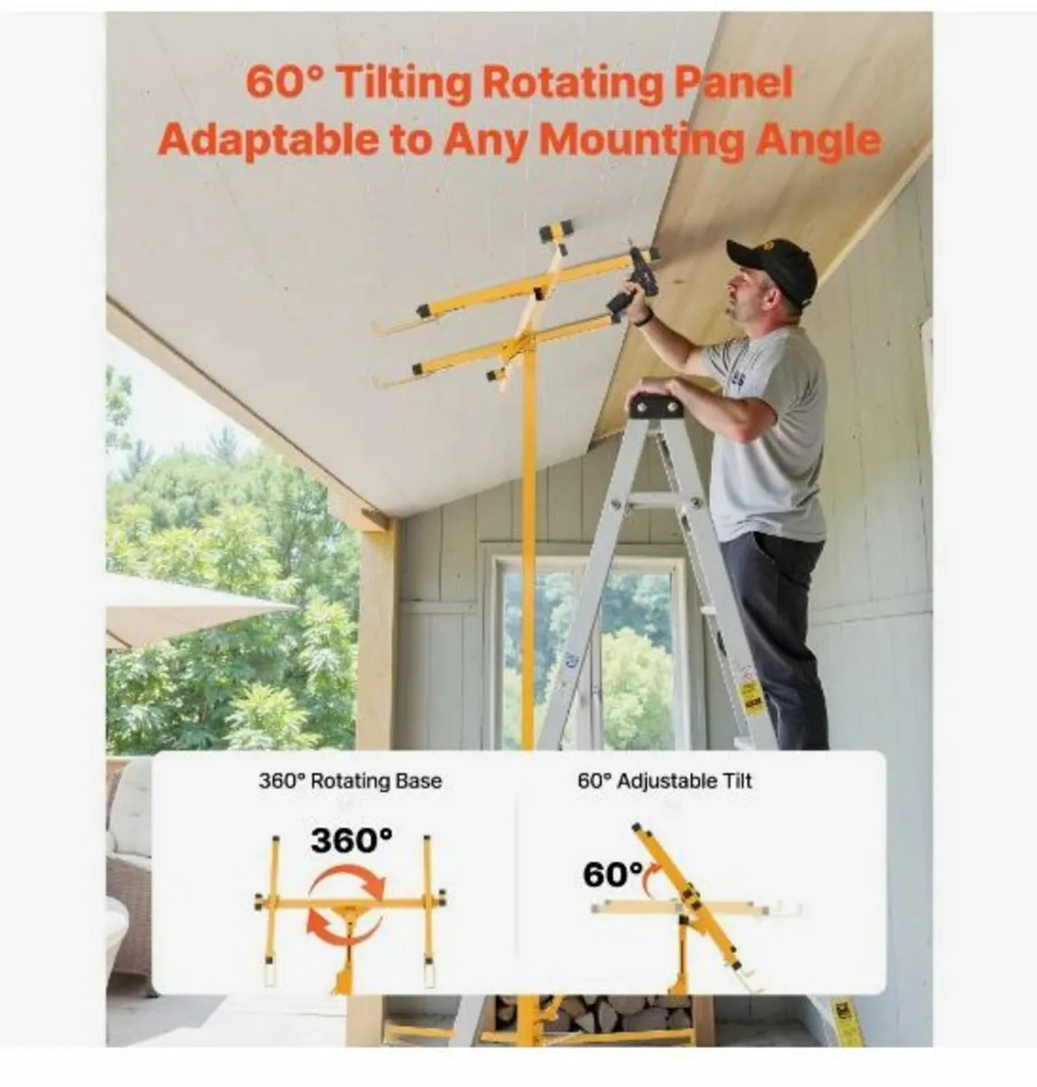 3353mm Drywall Lift, Heavy-Duty 68 kg - Image 4