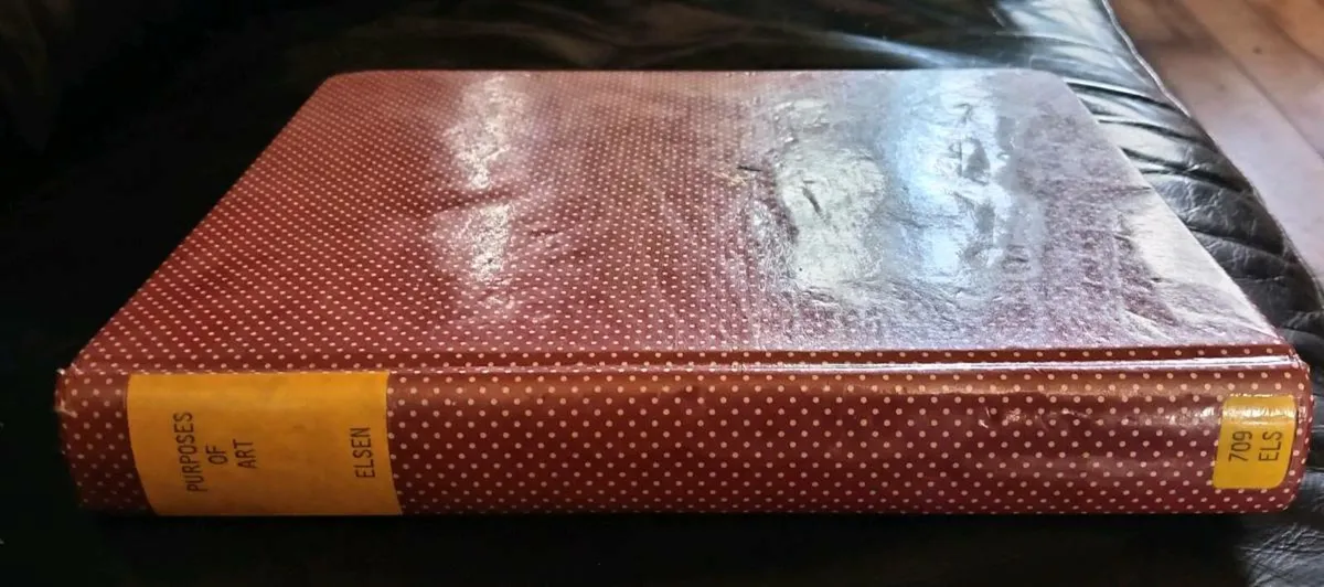 Purposes of Art Elsen 1967 Book - Image 1