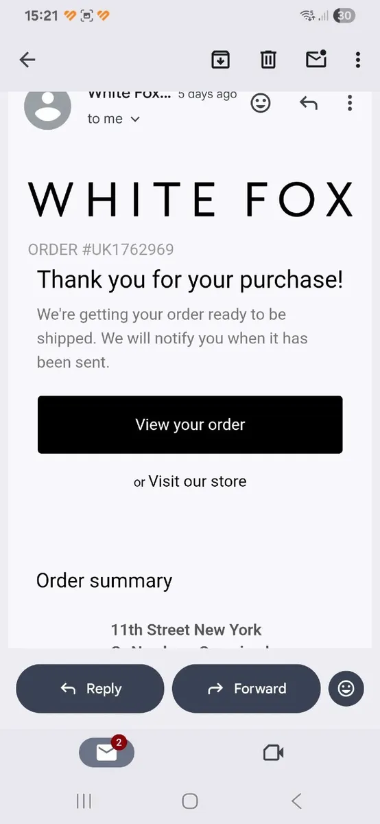 Genuine white fox hoodie - Image 4