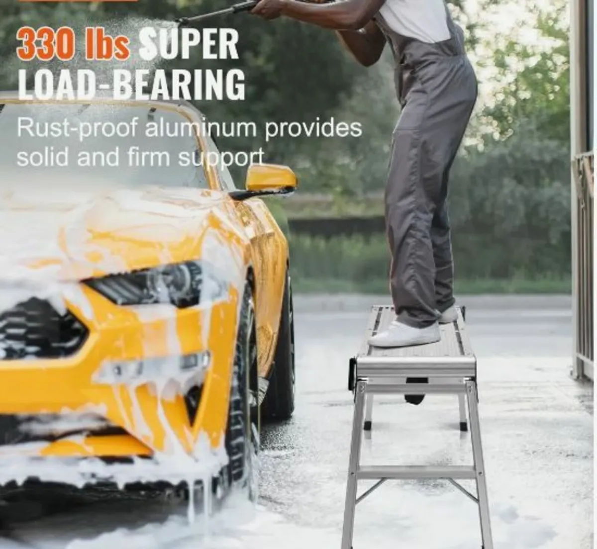 Folding Work Platform, 330 lbs Load Capacity - Image 2