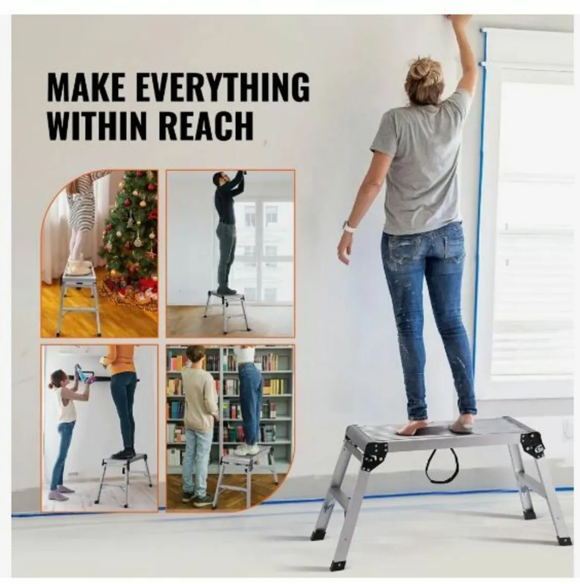 Folding Work Platform, 330 lbs Load Capacity - Image 4