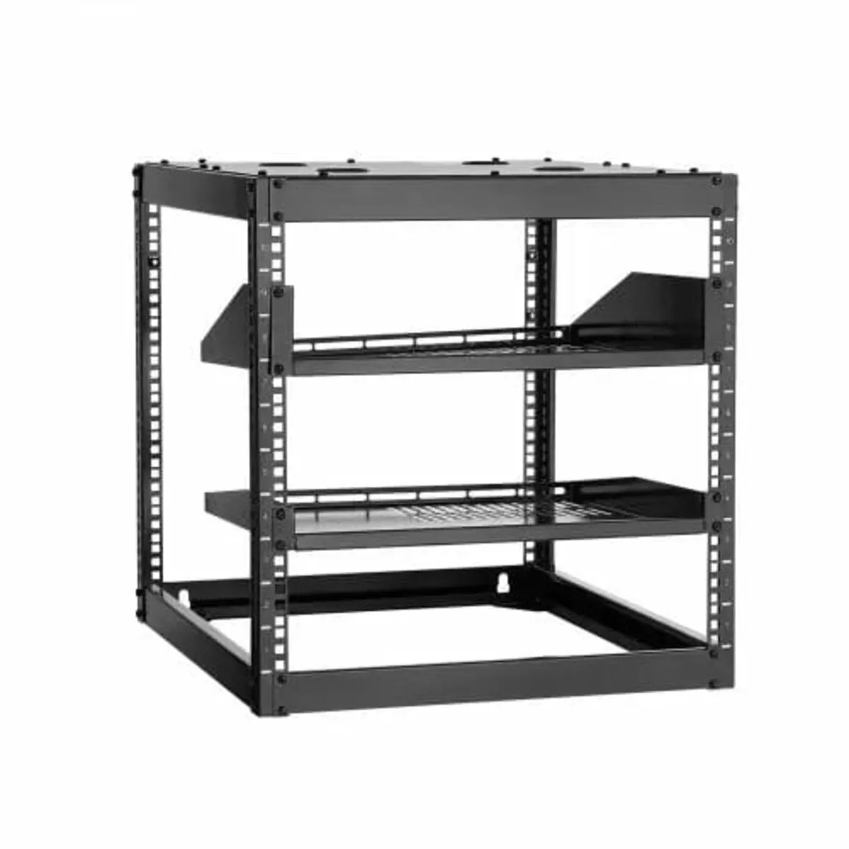 10U Open Frame Network Rack, 585 mm Depth, Wall Mo - Image 1