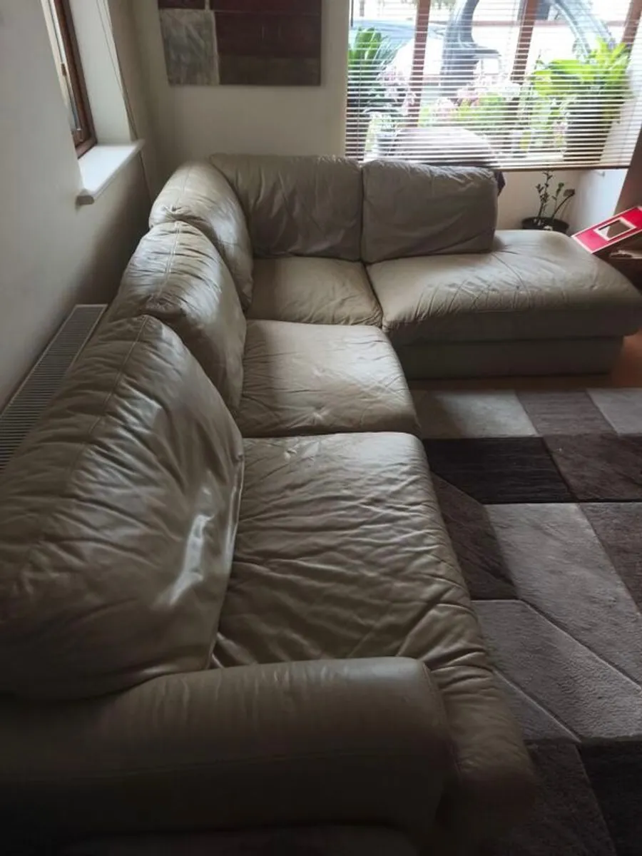 leather sofa - Image 1