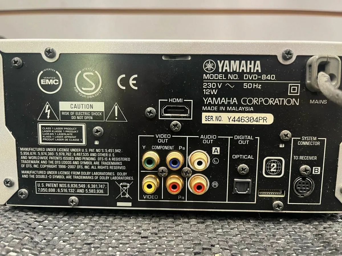 Yamaha Cd/DVD Player - Image 3