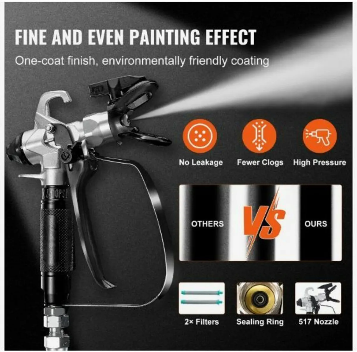 Stand Airless Paint Sprayer, 950W - Image 3