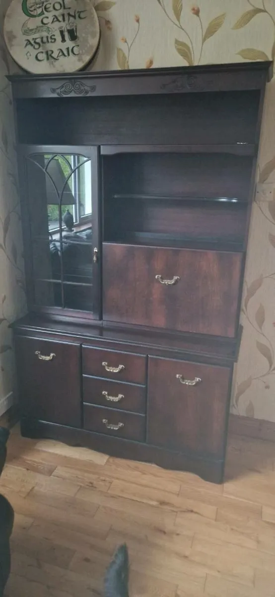 ROSSMORE MAHOGANY FURNITURE CORNER UNIT And - Image 2