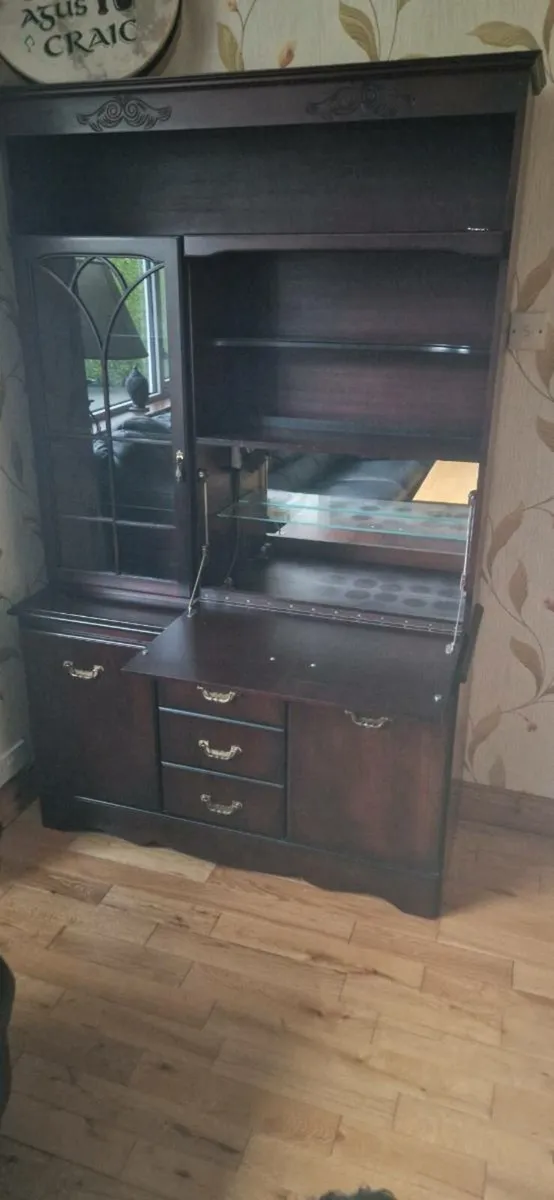 ROSSMORE MAHOGANY FURNITURE CORNER UNIT And - Image 3