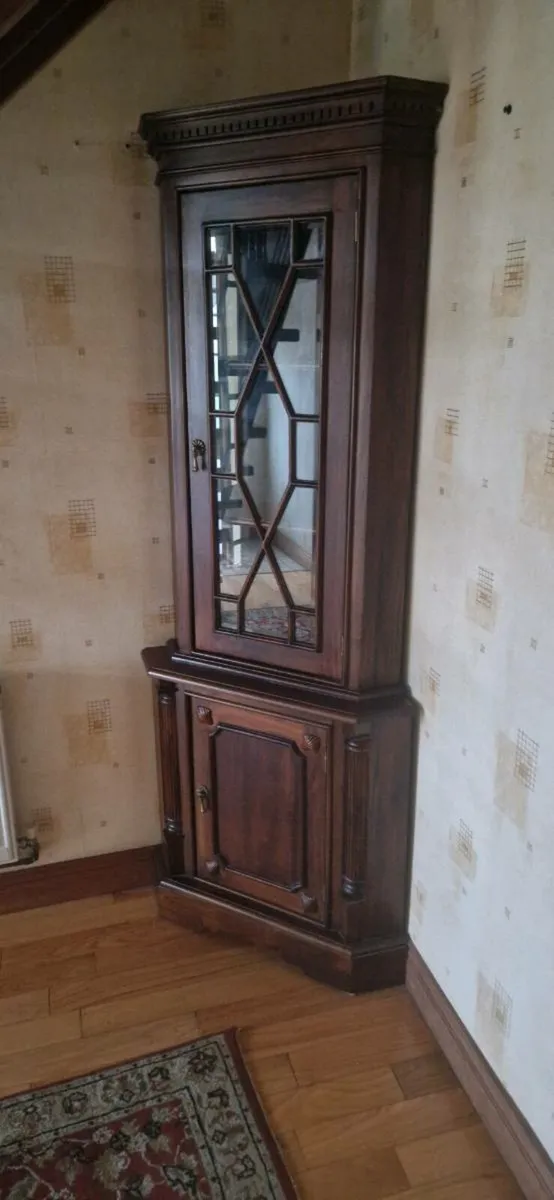 ROSSMORE MAHOGANY FURNITURE CORNER UNIT And - Image 4