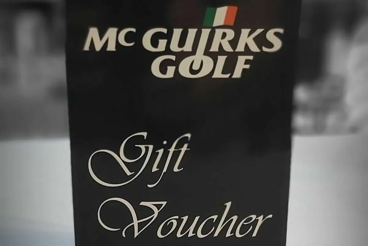€300 Gift Voucher McGuirks Golf - Image 1