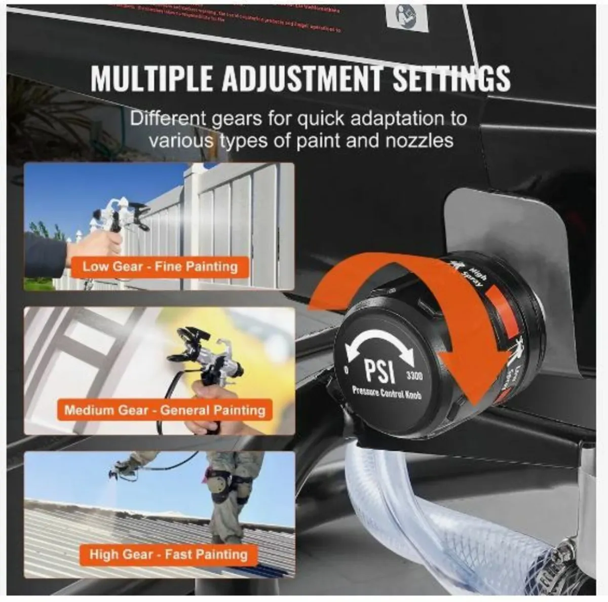 Stand Airless Paint Sprayer, 750W - Image 3