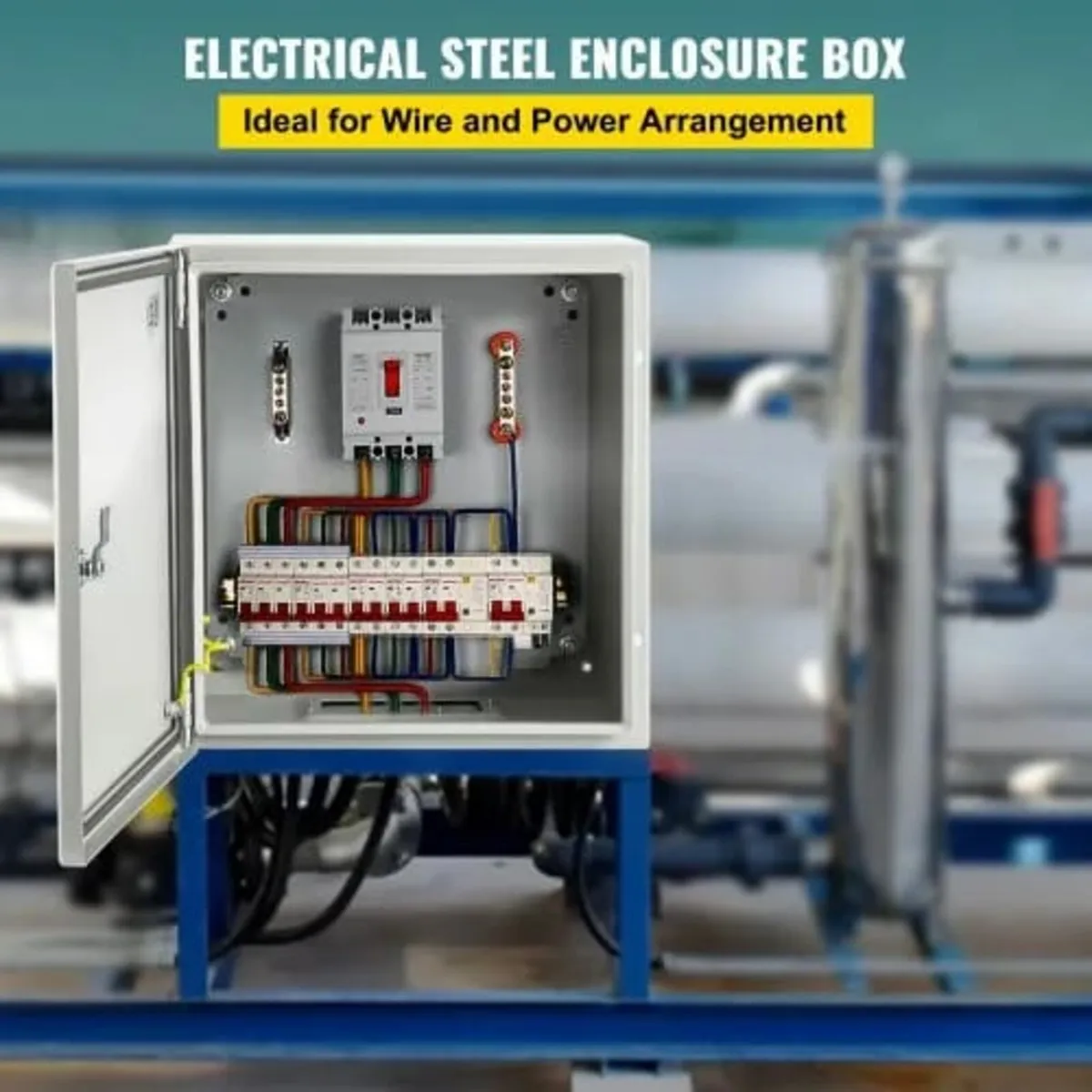 NEMA Steel Enclosure, 20x20x15 cm NEMA 4X Steel El - Image 2