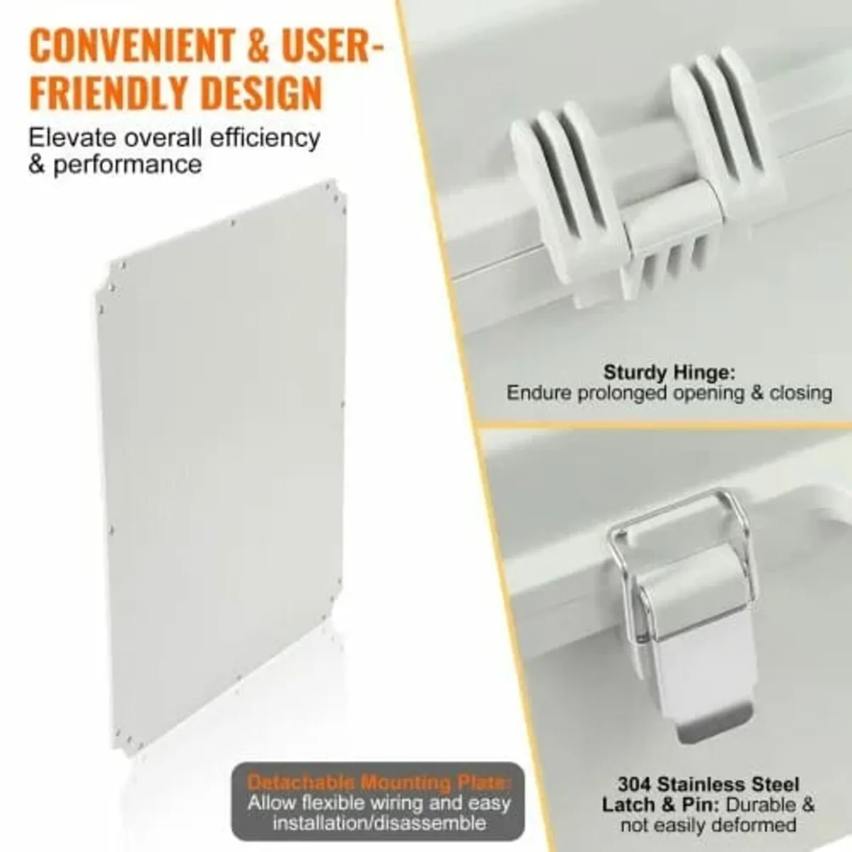 Outdoor Electrical Junction Box, 530 x 430 x 200 m - Image 3