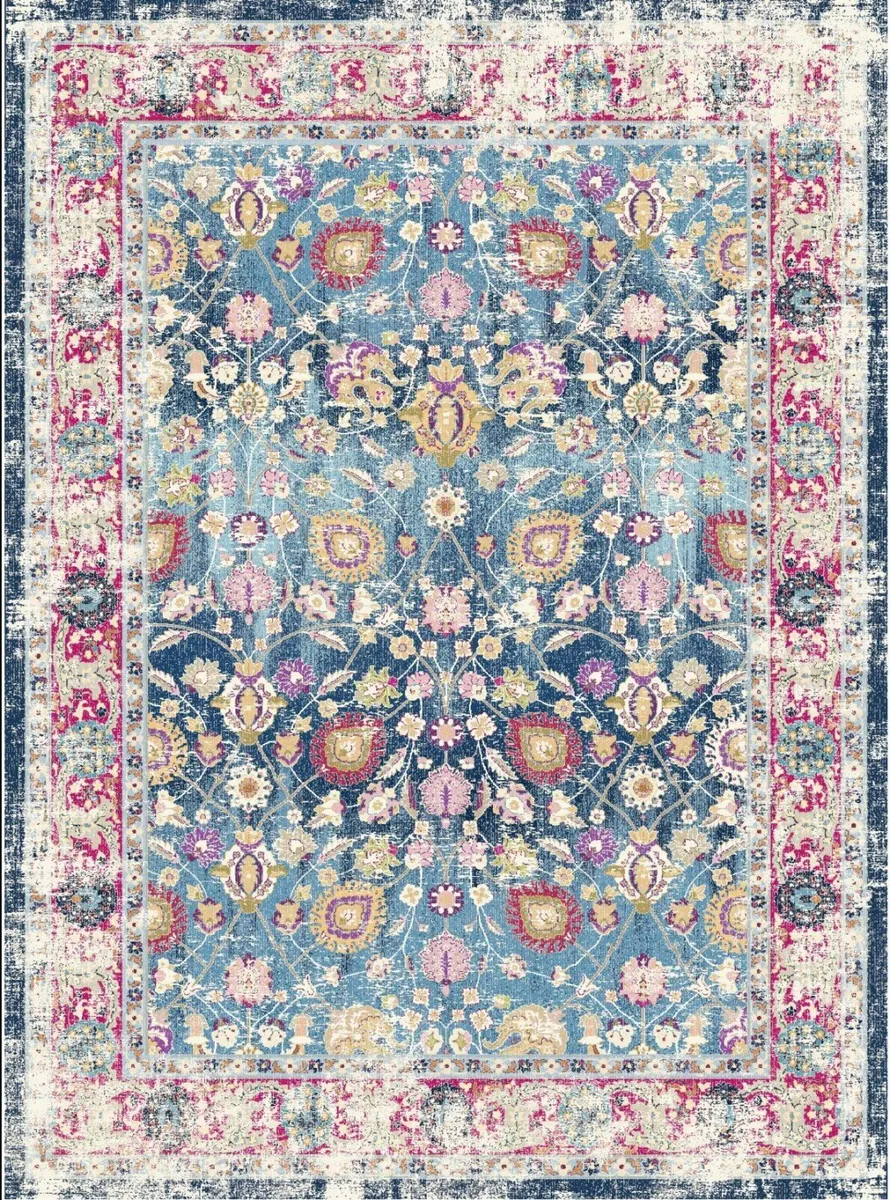 Vibrant Turkish Square Rug - Image 4