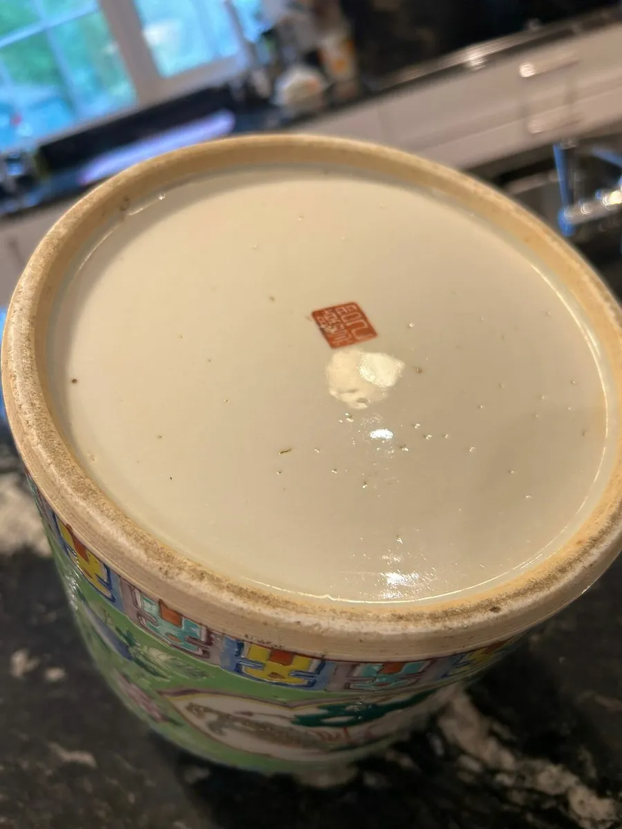 Antique porcelain Peranaken Straits style teapot - Image 3