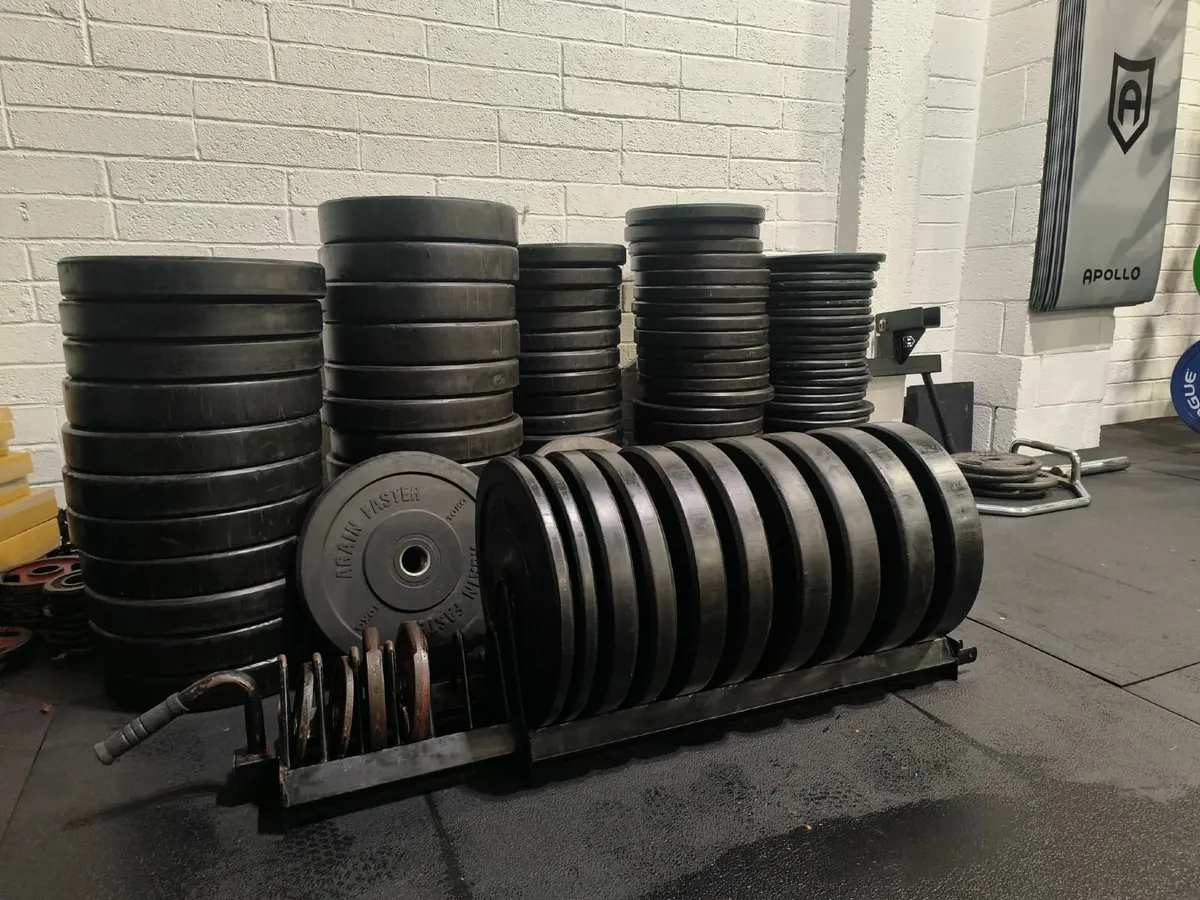 Bumper Plates and Storage - Image 1