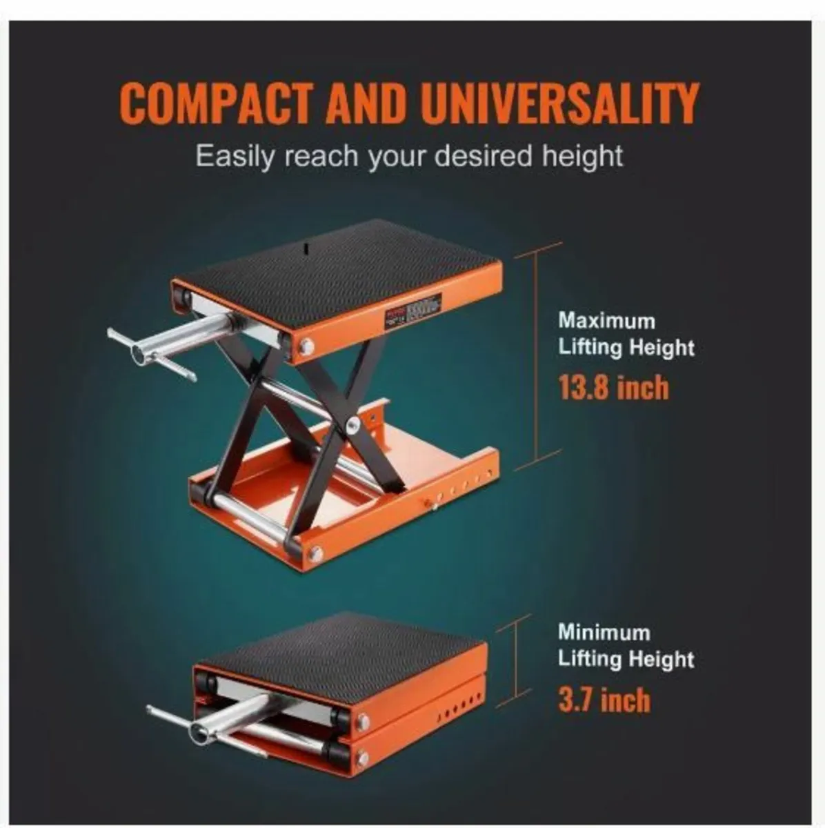 Motorcycle Scissor Jack Lift 499.5 kg Wide Deck - Image 2