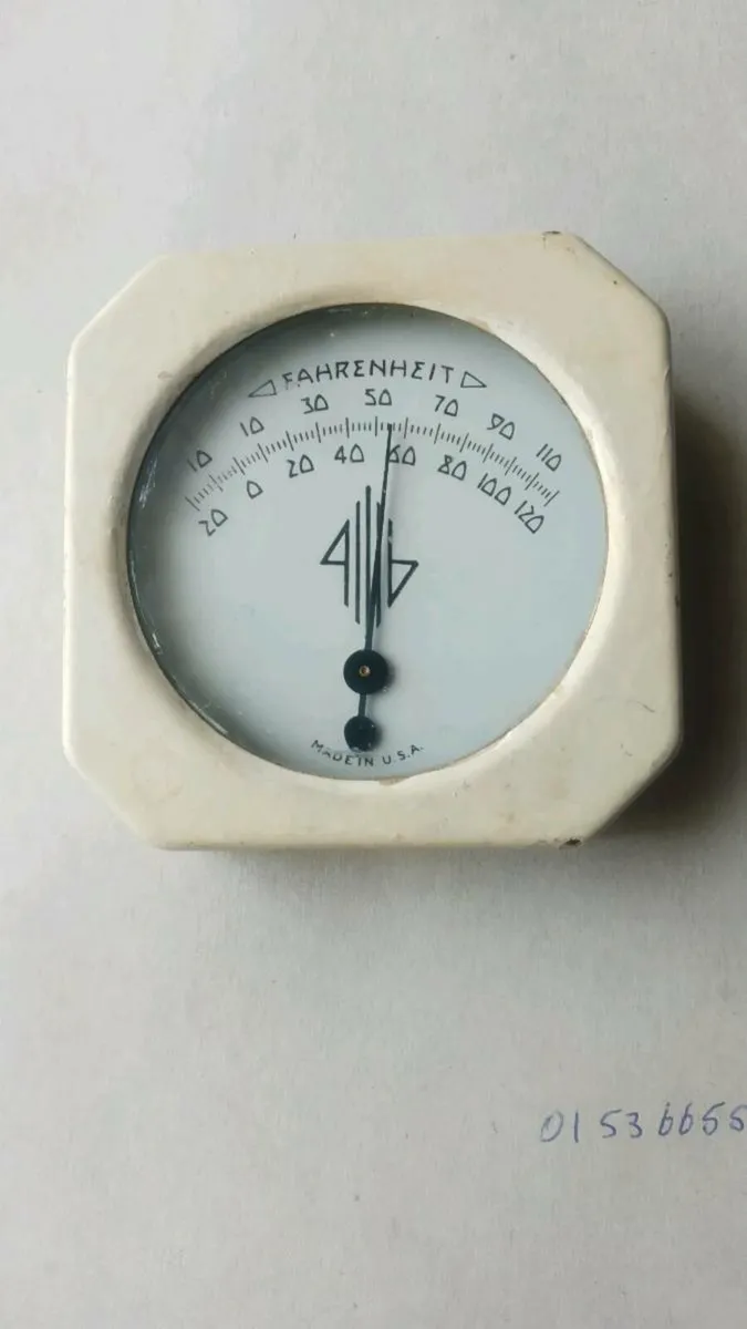Antique Art Deco Fahrenheit dial