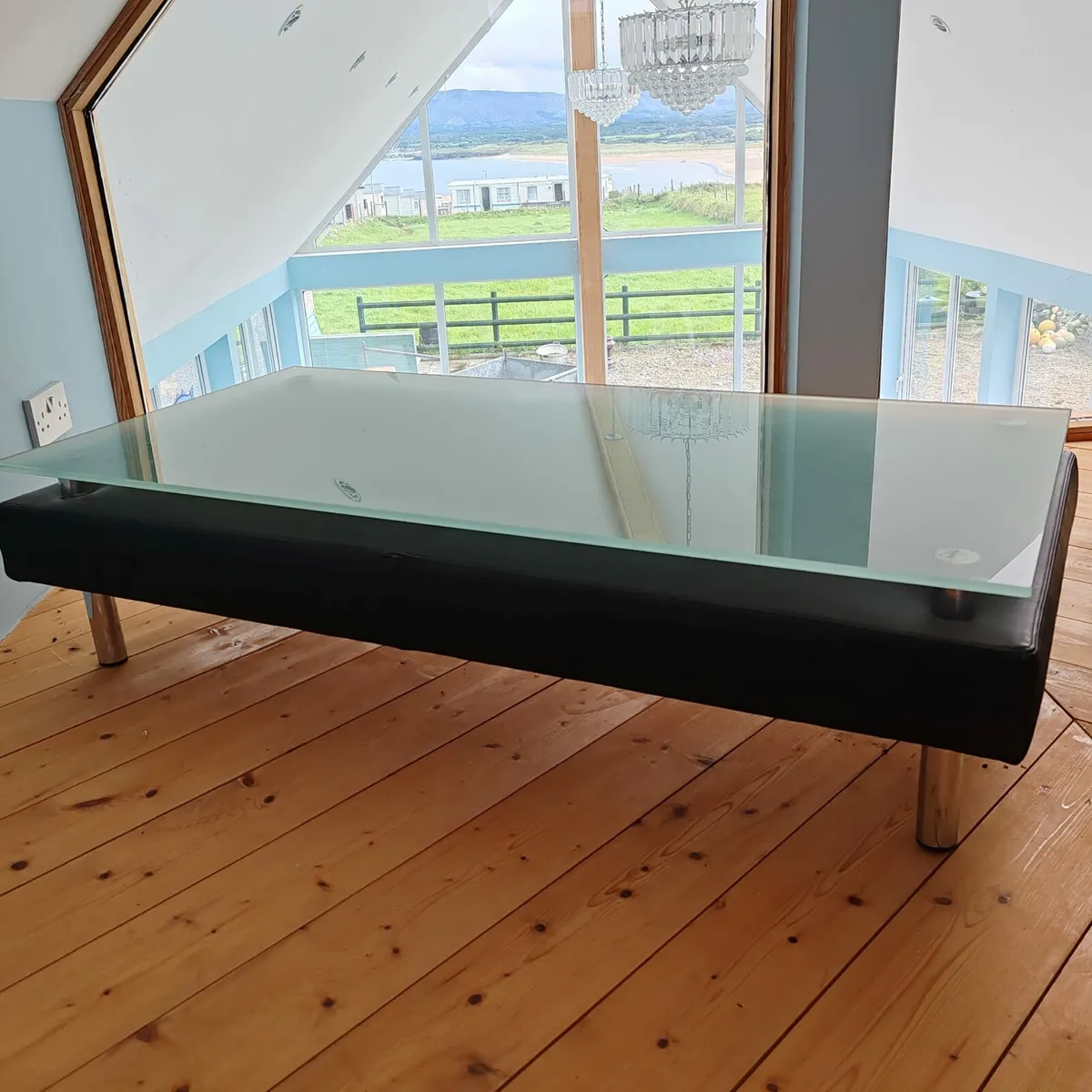 Premium glass topped Coffee Table - Image 1