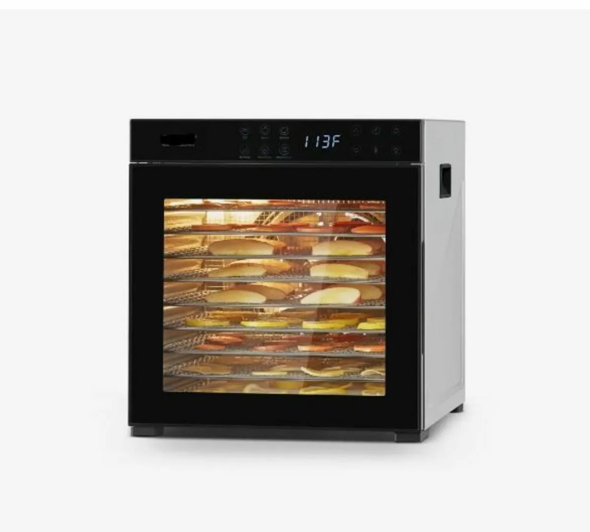 Food Dehydrator Machine, 10 Stainless Steel Trays - Image 3