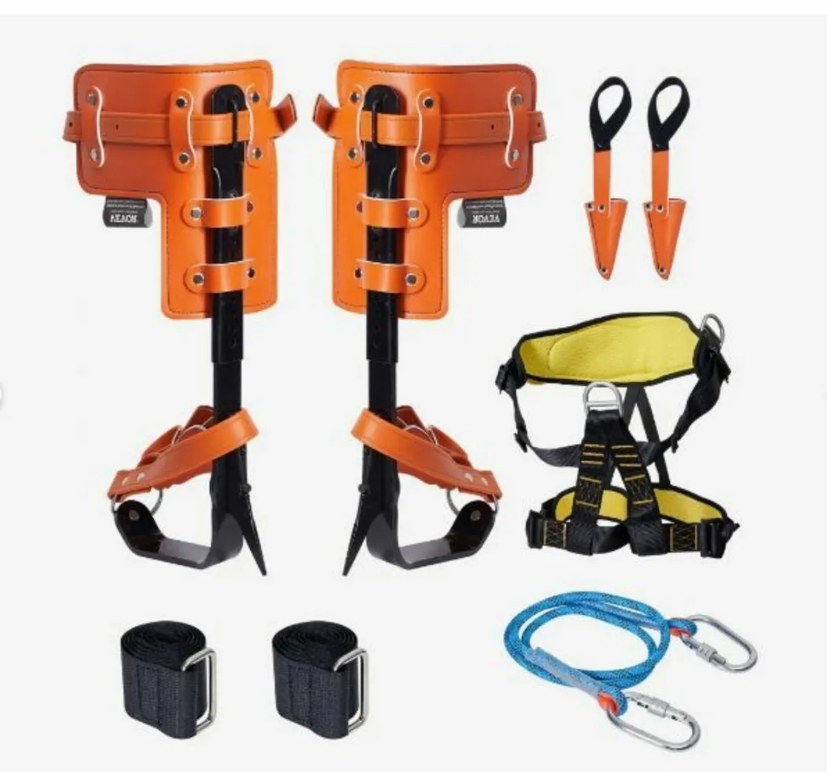 Tree Climbing Spikes Set, 1 Pair Alloy Steel - Image 3