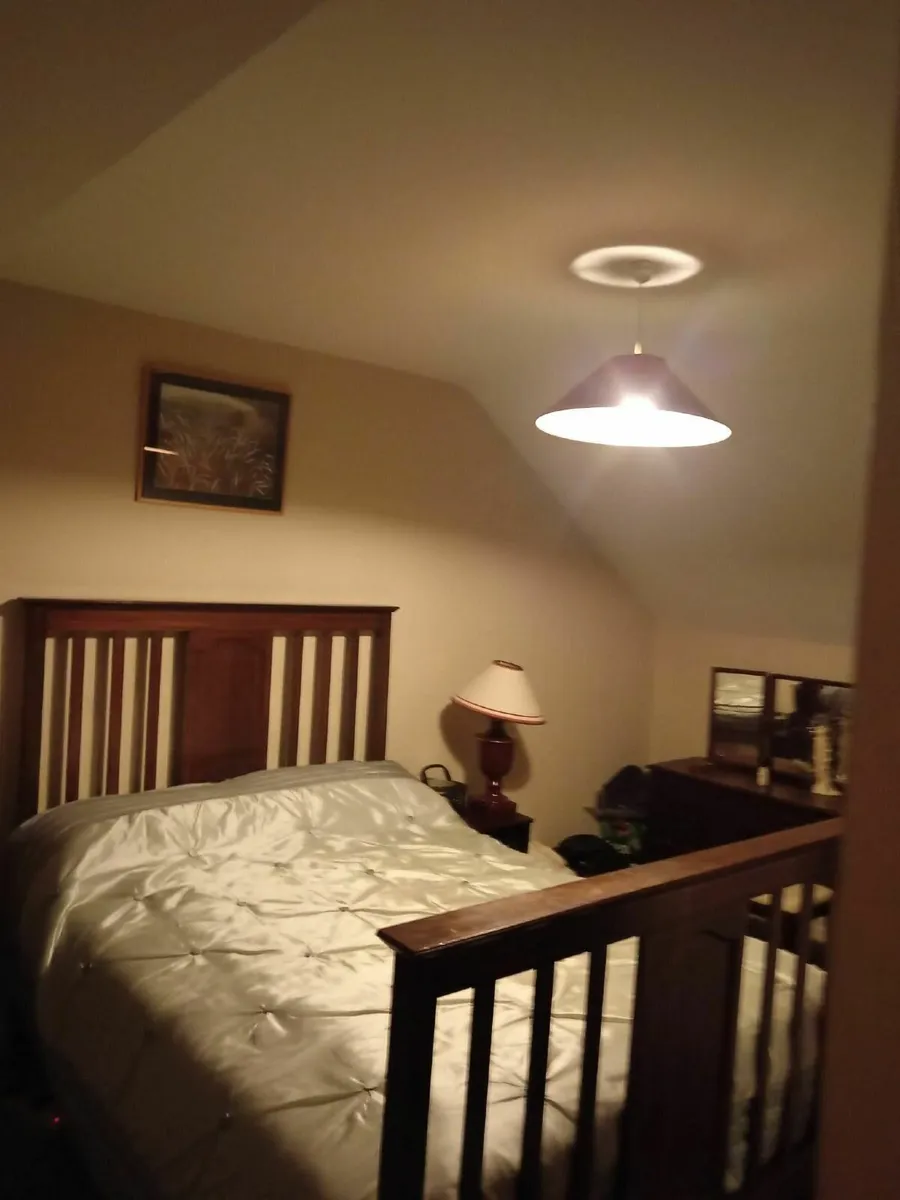 Antique Mahogany Bed - Image 3