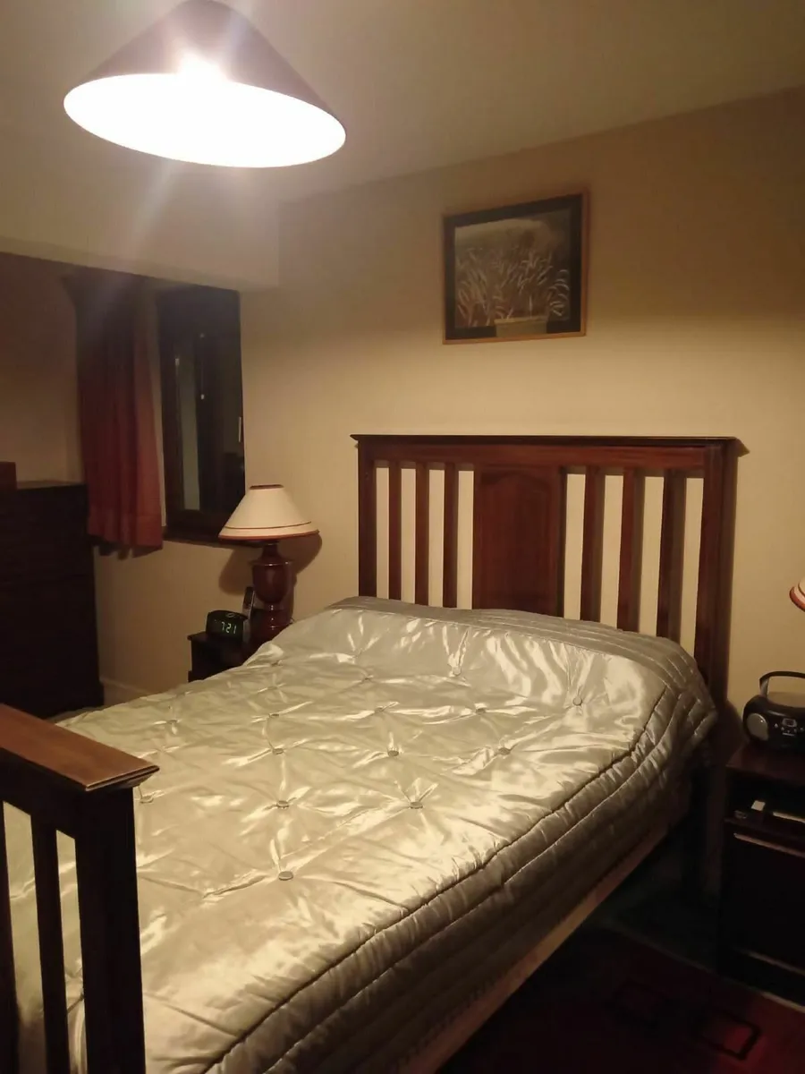 Antique Mahogany Bed - Image 1