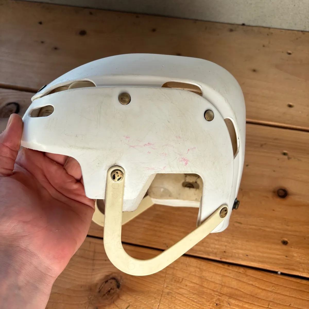 Old style Mycro helmet white - Image 2