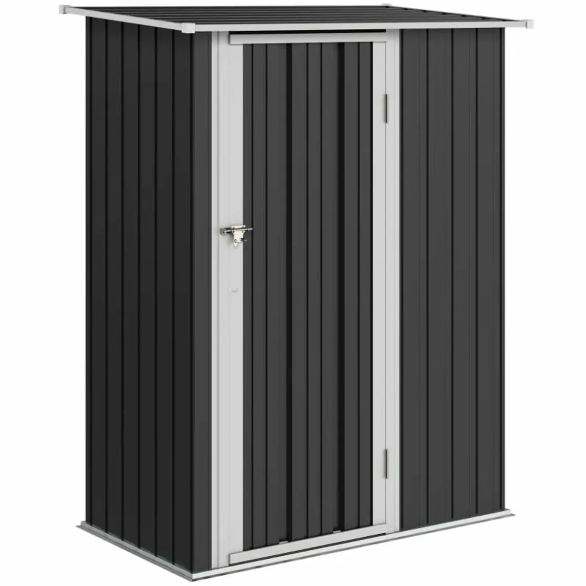 5ft x 3ft Garden Storage Shed, Outdoor Tool Shed w - Image 1