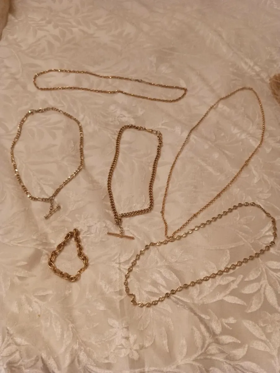 Gold plated necklaces,post for prices perfect con. - Image 1