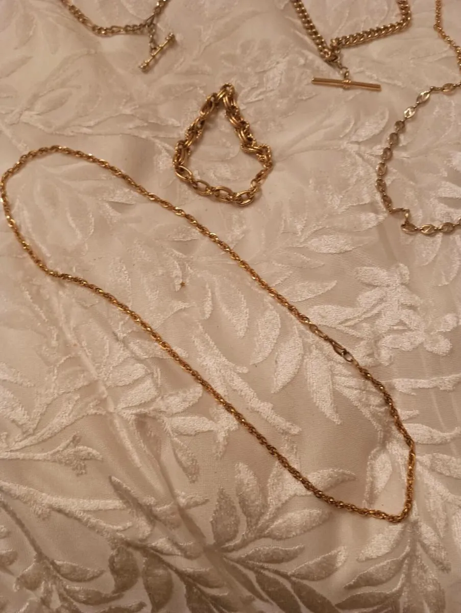 Gold plated necklaces,post for prices perfect con. - Image 2