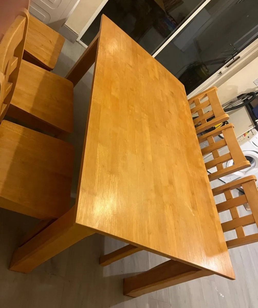 Large Extremely Sturdy 6Ft Kitchen Dining Table - Image 1