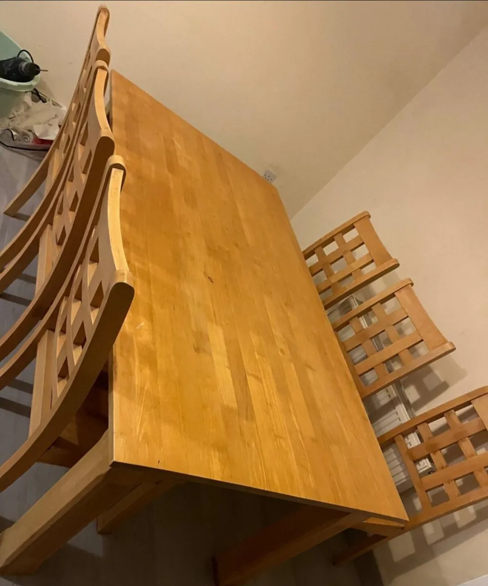 Large Extremely Sturdy 6Ft Kitchen Dining Table - Image 2