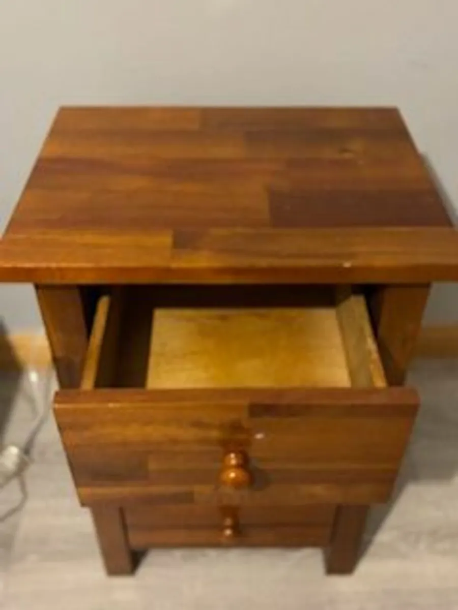 Bedside Lockers x2 - Image 3