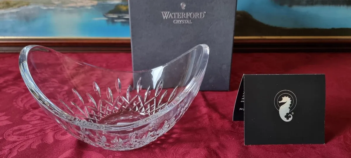 NewInBox Waterford Crystal Lismore 9" Ellipse Bowl - Image 2
