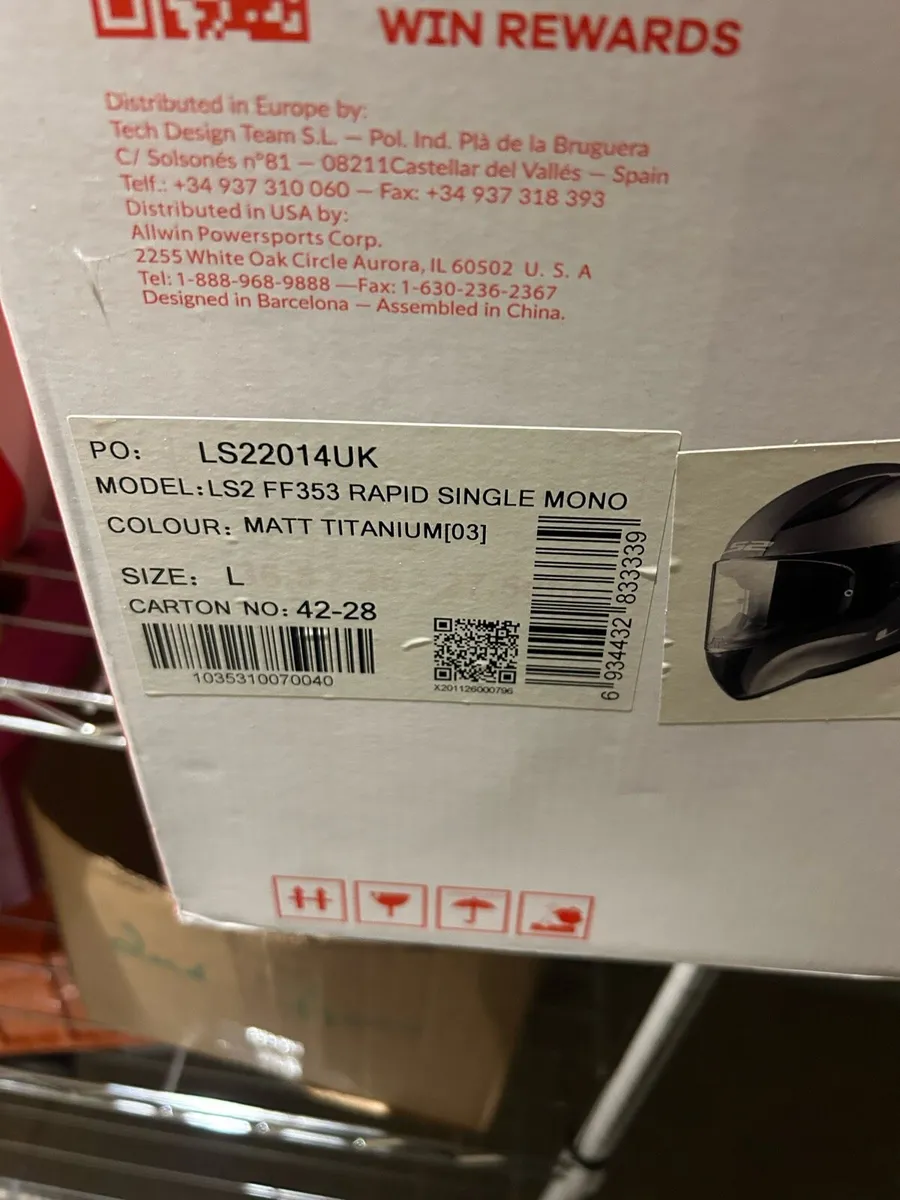 Motorcycle Helmets LS2 x 2 (L and M) - Image 4