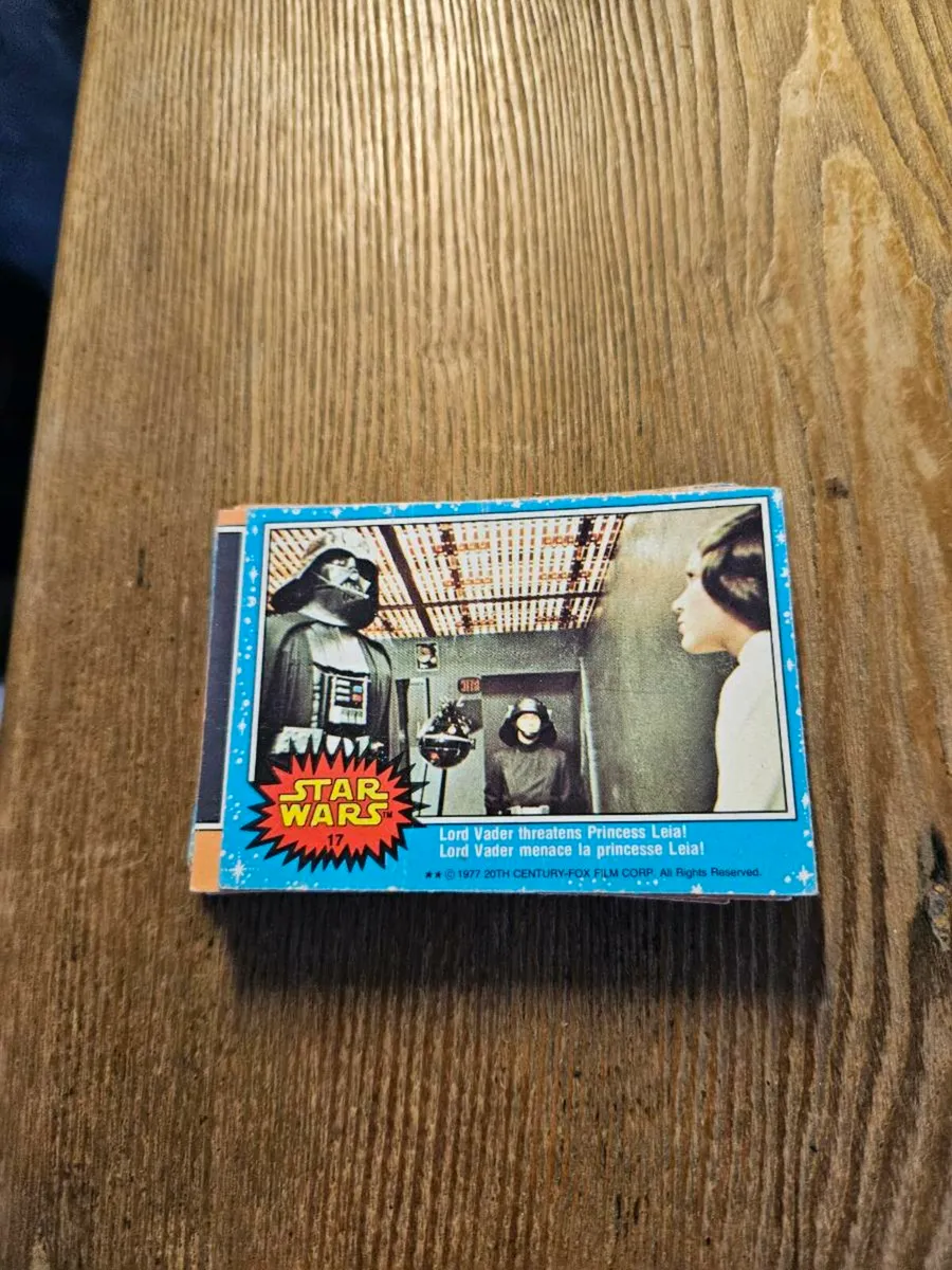 Vintage Star Wars Trading Cards - Image 1