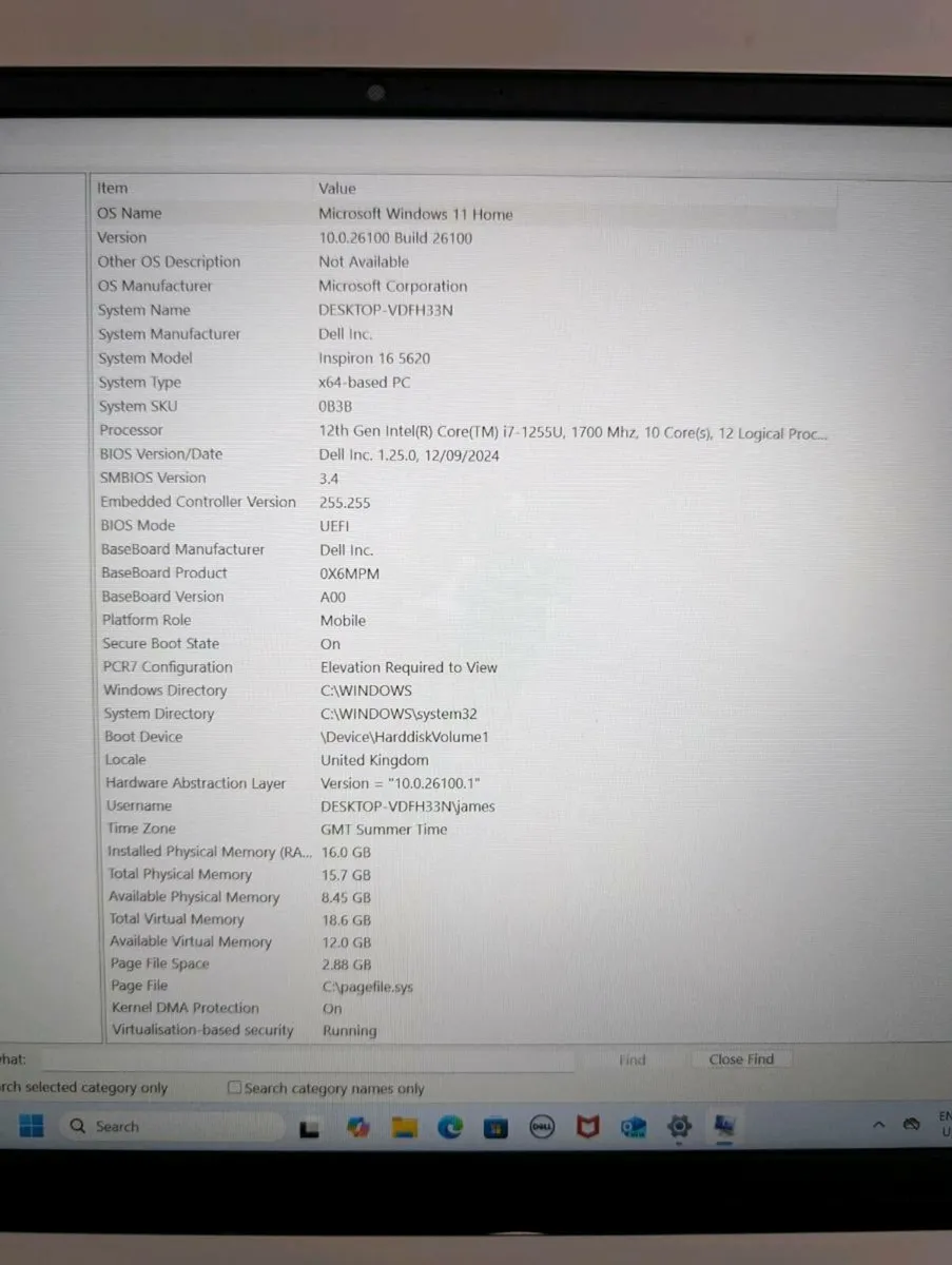 Dell Inspiron 16 5620 – i7 | 16GB RAM | 1TB SSD - Image 4