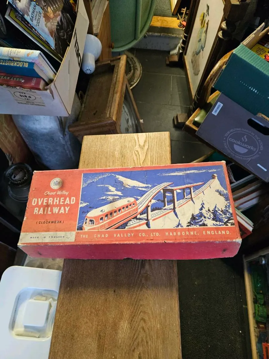 Vintage Chadvalley Tinplate Overhead Railway Car - Image 1