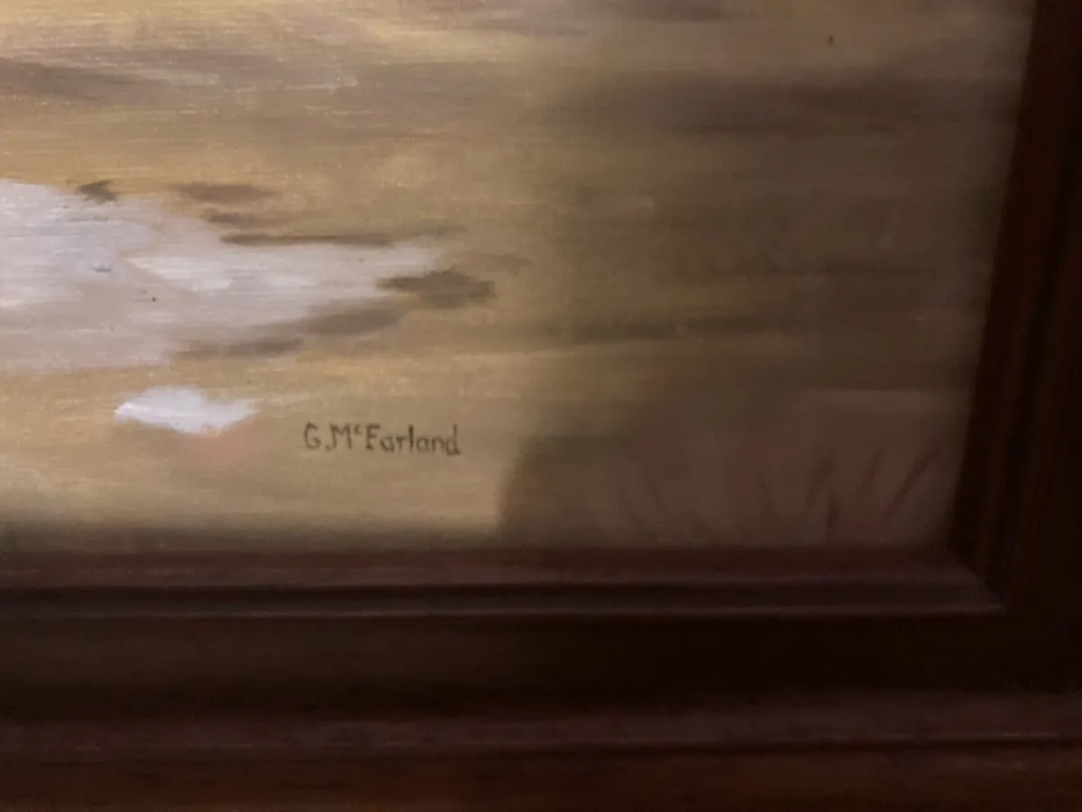 Oil painting free postage - Image 3