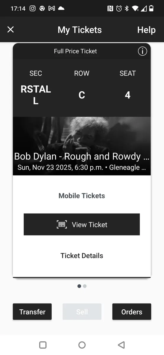 Bob Dylan Tickets - Image 1