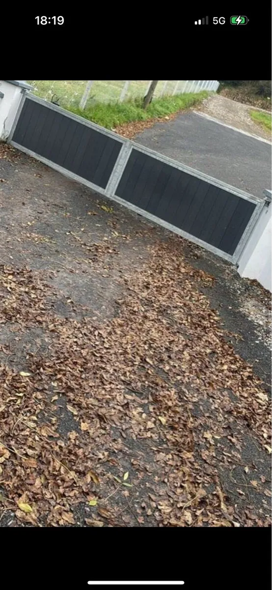 Galvanised composite pvc Gates 13ft - Image 3