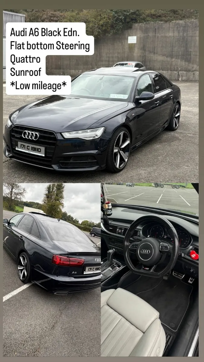 2017 Audi A6 Black Edn. S-Line *SUNROOF+ QUATTRO* - Image 1