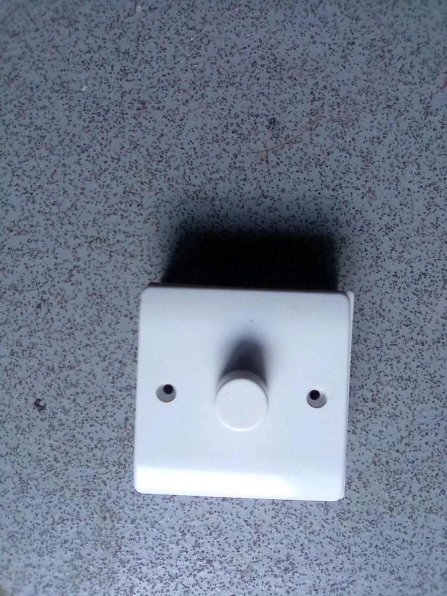 2  WALL  LIGHTS.  AND. A. DIMMER SWITCH - Image 2